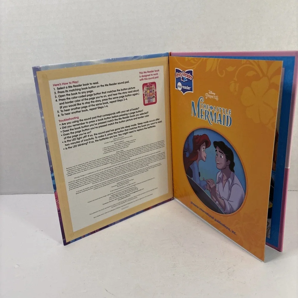 Disney Princess The Little Mermaid Story Reader Me Reader Book Ariel Flounder